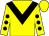 Yellow, black chevron, yellow sleeves, black spots