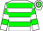 White and green hoops