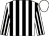 White body, black striped, white arms, black striped, white cap