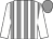 White body, grey striped, white arms, grey cap
