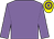 Mauve body, mauve arms, yellow cap, mauve hooped