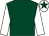 dark green, white sleeves, dark green star on white cap