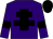 Purple, Black Cross of lorraine, armlets and cap