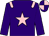 purple, pink star and epaulettes, quartered cap