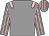 grey, pink epaulets, striped sleeves & cap