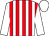 White body, red striped, white arms, white cap