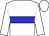 White, blue hoop, white sleeves and cap