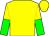 yellow, yellow and green halved sleeves