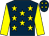 Dark Blue, Yellow stars, sleeves and stars on cap