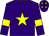 Purple, yellow star, armlets and stars on cap