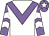 White, mauve chevron, mauve and white chevrons on sleeves, mauve cap, white star