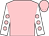 Pink, white sleeves, pink spots