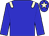 Blue body, beige epaulettes, blue arms, blue cap, beige star