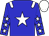 Blue, white star and epaulets, white stars on sleeves, white cap