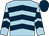 Light Blue and Dark Blue chevrons, Dark Blue cap