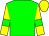 Big-green body, yellow arms, big-green armlets, yellow cap