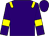 Purple, yellow epaulets and armlets