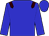 Blue, brown epaulettes, blue arms, blue cap