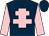 DARK BLUE, PINK Cross of Lorraine and sleeves