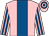 Pink, Royal Blue Stripe, Striped Sleeves, Hooped Cap