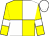 YELLOW and WHITE (quartered), YELLOW sleeves, WHITE armlets, WHITE cap