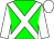 Green, white crossbelts, white sleeves, white cap