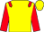 Yellow, red epaulets and sleeves