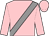 Pink, grey sash