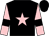 black, pink star, black armbands on pink sleeves, pink sleeves