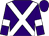 Purple, White cross belts and armlets