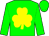 Green, yellow shamrock