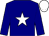 navy, white star and cap