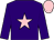 purple, pink star, pink cap