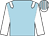 light blue, white epaulettes, white sleeves, white cap, light blue striped