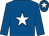 Royal blue, white star and star on cap