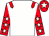 White, red epaulets, red sleeves, white stars, red cap, white star