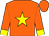 orange, yellow star, yellow cuffs