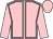 Pink, grey seams, pink sleeves and cap