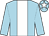 Light blue, white stripe and star on cap