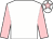 White, pink sleeves, white cap, pink star