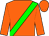 orange, green sash