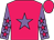 Rose body, mauve star, mauve arms, rose stars, rose cap