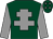 Dark green, grey cross of lorraine & sleeves, grey stars on cap