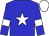  blue, white star, white armlets, white cap