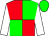 Red body, big-green quartered, white arms, big-green cap