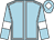 Light blue, white seams, armlets and diamond on cap