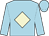 Light blue, beige diamond