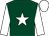 Dark green, white star, sleeves and cap