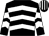 Black, white chevrons, striped cap