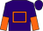 Purple, orange hollow box, halved sleeves